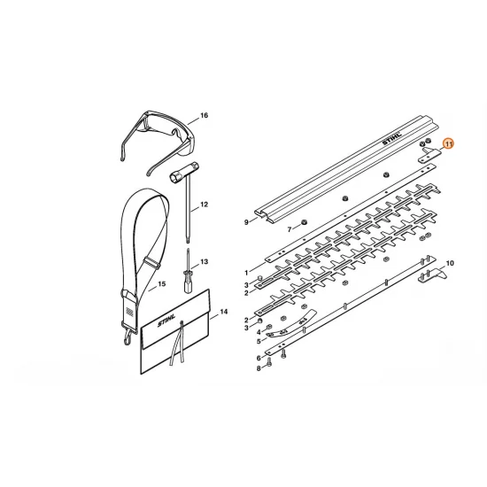 STIHL  Osłona prowadnika 4230 792 9000